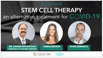GIOSTAR Webinar | Dr. Anand Srivastava | Stem Cells, COVID-19