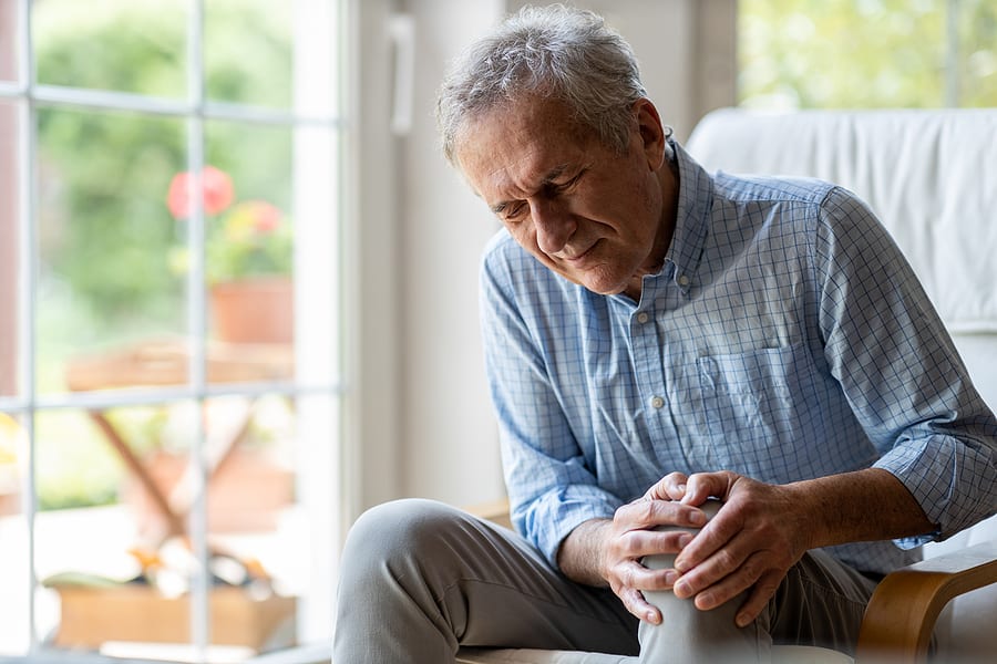 Recovery time for knee replacement in elderly
